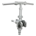 thumbnail image 2 of DYNWAVECA Pool Accessory Relaxation Easy Installation Decoration Double Head Outdoor Ornament Sturdy Pool Sprinkler Gray, 2 of 6