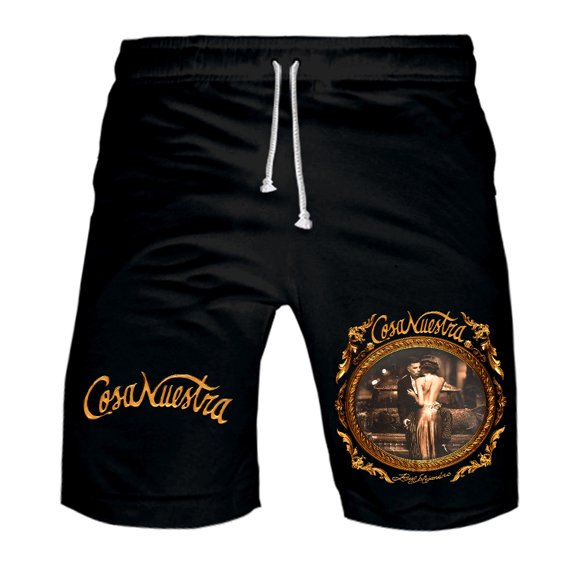 Rauw Alejandro Cosa Nuestra Album Sweatshorts Women Men's Running Shorts Unisex Outdoor Sportwear