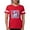 Red, variant on CafePress - Adorable Floral Unicorn T Shirt - Womens Football Shirt
