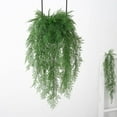 thumbnail image 4 of RotHome Artificial Hanging Plants, Faux Ferns Greenery for Wall Hanging Planter, Indoor Outdoor Home Garden Decor, 1 Pack Plastic Fake Fern Bushes, 4 of 9