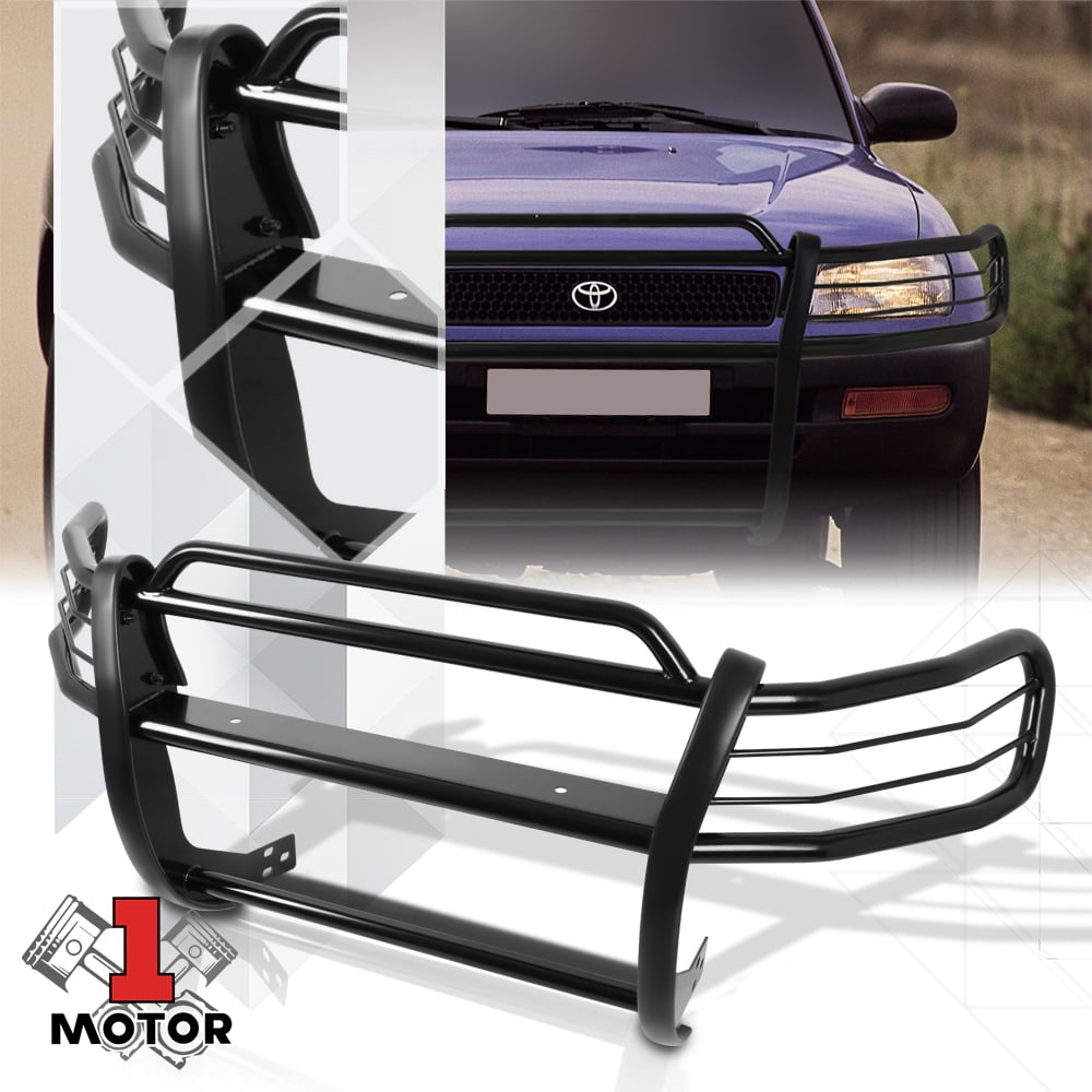 Black Mild Steel Front Bumper Grille/Brush/Headlight Guard for 9600