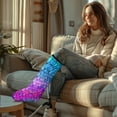 thumbnail image 2 of COEQINE Fish Scales Leg Cast Covers Size S Short Foot Cast Cover Outdoor Protection Leg Cover Stylish Cast Socks Cover Decorative Leg Cast Cover for Women Men Seniors, 2 of 7
