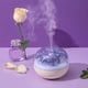 thumbnail image 5 of Naiovety Humidificador de aire, difusores de Aroma de flores, generador de niebla de luz nocturna, difusor de escritorio de 180ml, herramienta Aromaterapia y Aceites Esenciales Azul, 5 of 6