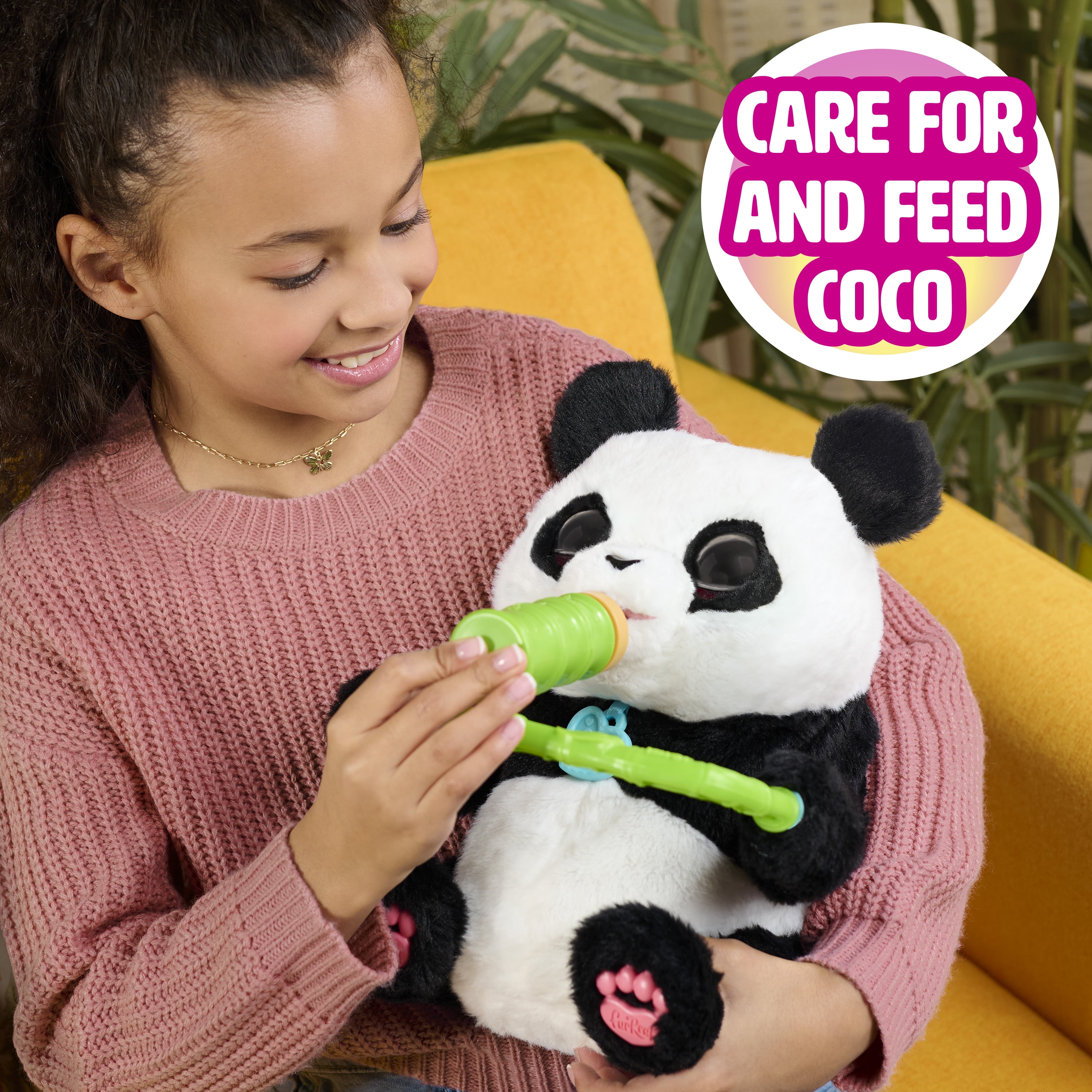 furReal Coco the Tumbling Panda, 60+ Sounds & Reactions, Toy for Boys, Girls, Kids, Ages 4 and up, FUR REAL FRIENDS FURREAL COCO PANDA
