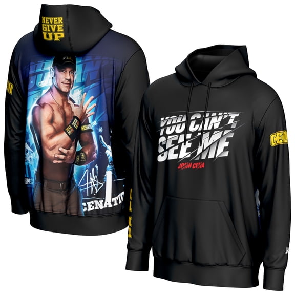 Youth ProSphere Black John Cena You Can't See Me Pullover Hoodie