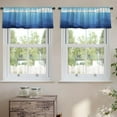 thumbnail image 2 of LALILO Kitchen Curtain Valance Big And Westminster Bridge Dusk Rod Pocket Window Curtain 52"x 18" Set of 2, 2 of 7