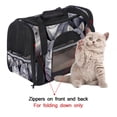 thumbnail image 4 of Animal Dog Travel Bag - Durable 900D Oxford Cloth Pet Carrier with Sherpa Base and Nylon Webbing Handle - 17x10x11.8 in / 43x26x30 cm - Comfortable and Stylish Pet Tote for Small to Medium Pets, 4 of 7