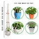 thumbnail image 4 of Toystoory Macramé hecho a mano para plantas, colgador de flores/macetas para decoración de pared, 1 ud. Jardín y Patio No.07, 4 of 6