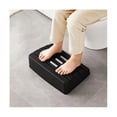 thumbnail image 5 of Reposapiés para debajo del escritorio en el trabajo, taburete para descansar los pies con rodillos, taburete de masaje para debajo del escritorio para el baño de la oficina en casa A, 5 of 5