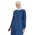 thumbnail image 3 of Indigo - Crew neck - Unlined - Modest Dress - Refka, 3 of 5