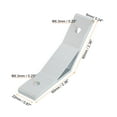 thumbnail image 2 of 6Pack 135 Degree Angle Aluminum Profile Corner Brackets Joint Connectors for 3030 Series (Silver White), 2 of 6