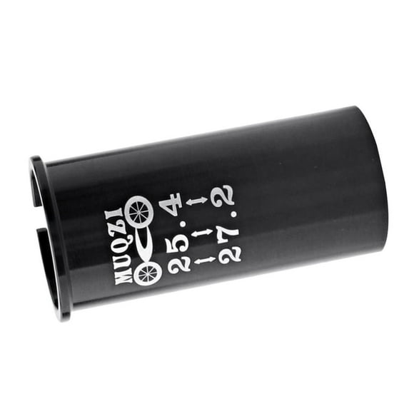 Cuña de tija de sillín de 25,4 mm a 27,2 mm, accesorios de tubo adaptador de cuña de funda de tubo de sillín de bicicleta