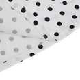 thumbnail image 6 of Xudanell Kids Notch Lapel 50s Dress for Girls Vintage Retro 1950s Polka Dot Dress for Girls 50's Audrey Hepburn Rockabilly Swing Dress (White, M), 6 of 6