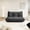Black, variant on Gtilzria Lazy Sofa, Bean Bag Chair for Adults Floor Couch with Faux Leather Lounge for Living Room, Bedroom, Black