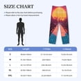 thumbnail image 2 of Salouo Neon Sunset Cyberpunk Cityscape Print Pajama Pants for Men, Lounge Pants Elastic Waistband Casual Men's sleepwear Loungewear Sleep Pajama Pant -X-Large, 2 of 7