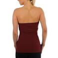 thumbnail image 3 of Women's Seamless Sleeveless Long Bandeau Tube Top Stretch Shirt, 3 of 4