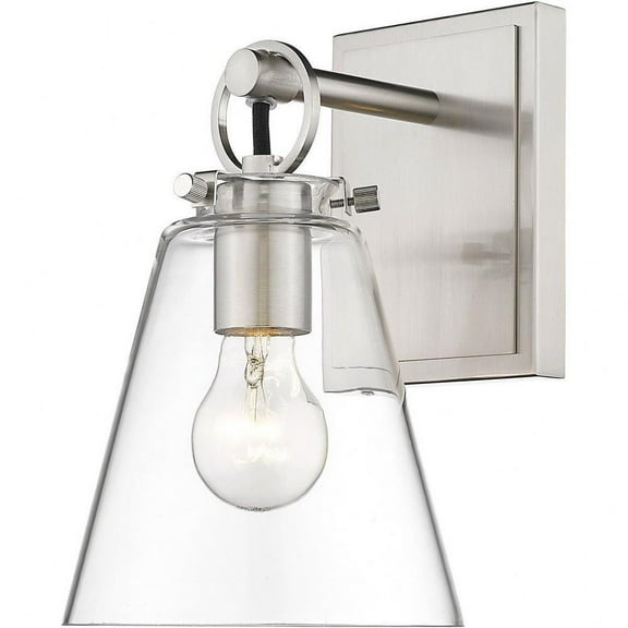 1 Light Wall Sconce in Transitional Style-10.5 inches Tall and 6.5 inches Wide-Brushed Nickel Finish Bailey Street Home 372-Bel-4652279