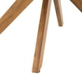 thumbnail image 6 of GDF Studio Geelong Outdoor Acacia Wood 5 Piece Dining Set with Cushion, Teak and Cream, 6 of 13