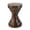 Brown_b, variant on GZXS Rustic Round Side Table, Brown Wooden Hourglass End Table with Organic Tree Root Base Design, Vintage Accent Table for Living Room, Bedroom or Patio, 11.8" Dia x 18.9"H