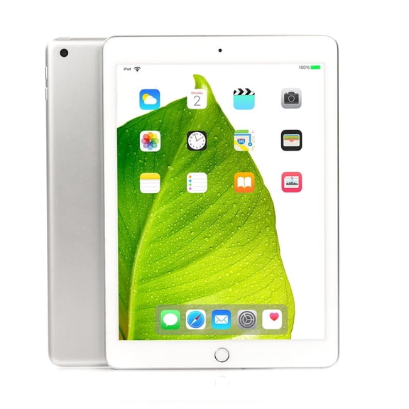 Restored Apple iPad - 6th Gen 32GB Silver Wi-Fi Up to 10 Hours of Battery Life