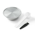thumbnail image 2 of Reusable Coffee Pod for Philips Senseo Machines, A Stainless Steel Refillable Coffee Filter to Use Your Own Ground Coffee, Eco-Friendly & Money-Saving, Includes Scoop & Brush, 2 of 13