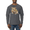 Charcoal, variant on Cute Southeast African Cheetah Animal Lover Mens Long Sleeve Shirt