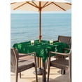 thumbnail image 4 of Square Outdoor Tablecloth with Umbrella Hole Saint Patrick's Day Outside Table Cloth Waterproof Patio Table Cover Green Lucky Shamrock Spring Zipper Tablecloths for Picnic Party Camping 60x60 Inch, 4 of 8