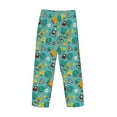 thumbnail image 4 of Kdxio Trucks And Excavators Print Men's Sleep Pajama Pant Lounge Pants with Pockets, 4 of 8