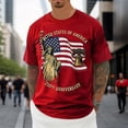 thumbnail image 5 of FUZHIQ Men's 250th Anniversary Famous Architecture Print T-Shirt 1776-2026 American Flag Print Short Sleeve Crew Neck Casual Independence Day Tee,S, 5 of 6