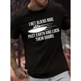 thumbnail image 1 of ALIEN RIDE PAST EARTH Print Men's Crew Neck T-shirt, Short Sleeve Versatile Casual Summer Clothes, 1 of 8