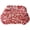 Red White, variant on Summer Beach Clutch Purses for Women Woven Crochet Handbags Dumpling Clutch Ruched Cloud Purse Casual Colorblock Bag