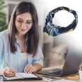 thumbnail image 6 of Unique Bargains Fashion Pineapple Pattern Cross Elastic Hairband 1 Pc Navy Blue, 6 of 6