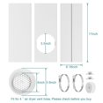thumbnail image 2 of Kit de conductos para ventanas, secador HOXHA, kit de ventilación para conductos de 10 cm, 2 of 7