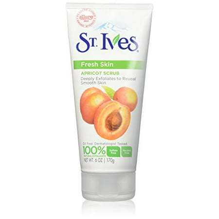 St Ives Scrub, Fresh Skin Apricot 6 oz (The Best Face Scrub For Sensitive Skin)