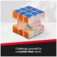 thumbnail image 2 of Juguete de rompecabezas Rubik con forma de cubo transparente de cristal de 3 x 3 para más de 8 años, 2 of 5