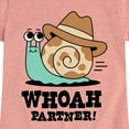 thumbnail image 3 of Instant Message - Whoah Partner Snail - Toddler & Youth Girls Short Sleeve Graphic T-Shirt, 3 of 6