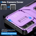 thumbnail image 2 of Funda para GANGXUN Motorola Moto G Power 2023 - Soporte metálico, Función magnética, Morado, 2 of 5