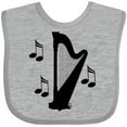 thumbnail image 3 of Inktastic Harp Silhouette Music Gift Boys or Girls Baby Bib, 3 of 4