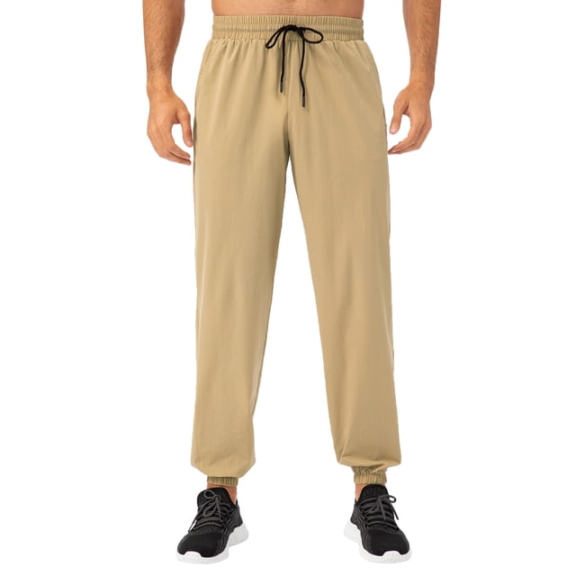 Men Jogger Pants Sweatpants with Pockets Tapered Running Workout Athletic Joggers