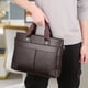 thumbnail image 4 of Bolso bandolera para portátil de 15,6 pulgadas | Funda ligera de PU impermeable | Acolchado antigolpes | Maletín organizador para viajes, negocios, escuela y uso informal, 4 of 6