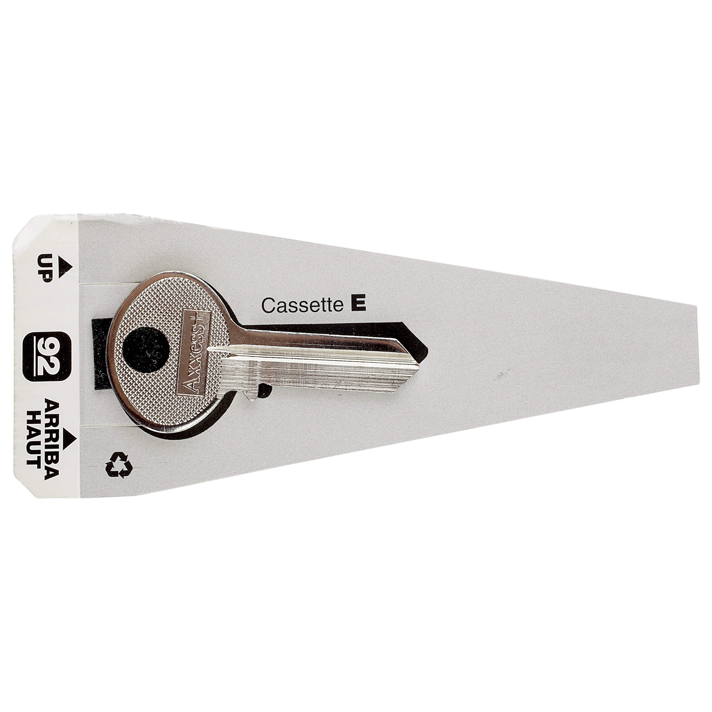 Hillman 88534 #92 Key, Replacement Boomer Blank Key, Brass