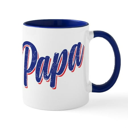 

CafePress - Papa Mug - 11 oz Ceramic Mug - Novelty Coffee Tea Cup