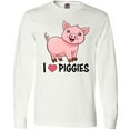 thumbnail image 3 of Inktastic I Love Piggies- Cute Pig Long Sleeve T-Shirt, 3 of 5