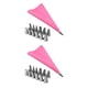 thumbnail image 2 of Inteprter 14Pcs / Juego de Acero Inoxidable Glaseado Decoración Tartas Crema Pasteles rosa 2piezas, 2 of 6