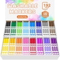 thumbnail image 1 of Marcadores Lavables KMUYSL 192 piezas, 16 Colores, Punta Ancha, 1 of 7