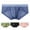 Black, variant on Men Panties Solid Color Quick Dry Breathable U Convex Bulge Pouch Anti-septic Thin High Elasticity Men Briefs Male Inner Wear Clothes