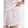 thumbnail image 5 of Joyspun Women's Sleep Cotton Cami and Shorts Set with Lace Trim, Sizes XS-3X, 5 of 6