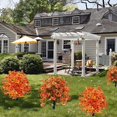thumbnail image 4 of Artificial Shrubs Artificial Trees Artificial Shrubs for Outdoors Artificial Flowers for Outdoors Artificial Trees Faux Outdoor Plants Artificial Topiary Artificial Plants Fake Trees Orange1 23.62in, 4 of 4