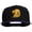 Black Purple, variant on Gold Lion Embroidered Snapback Cap - Neon Yellow OSFM