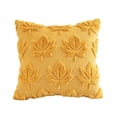 thumbnail image 2 of ShaoXinWan Fall Maple Leaf Throw Pillow Cover, Embossed Cushion Case with Beautifully Detailed Autumn Texture Accent, Fall Decor for Sofa Living Room, 2 of 7